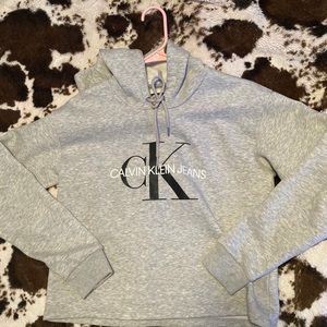 Calvin Klein women’s cropped hoodie